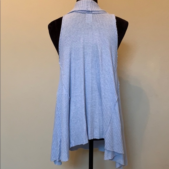 NWT Free People waffle knit Tank - Picture 2 of 8